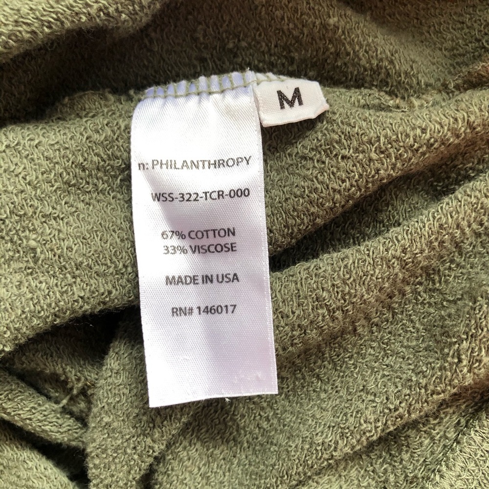 n:PHILANTHROPY Gamble Sweatshirt Green Hoodie - Picture 8 of 8